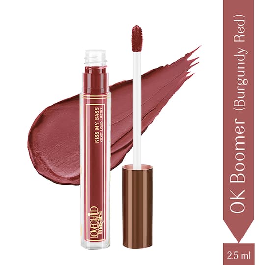 LoveChild Masaba Kiss My Sass Velvet Liquid Lipstick - Ok Boomer! (2.5 ml)