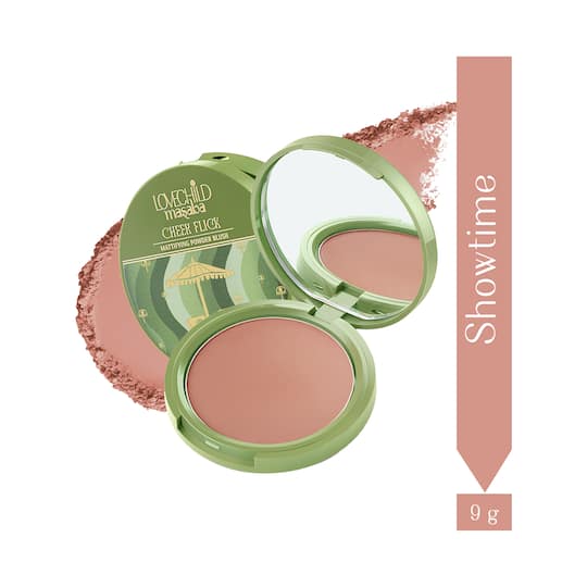 LoveChild Masaba Cheek Flick Mattifying Powder Blush - Showtime (9 g)