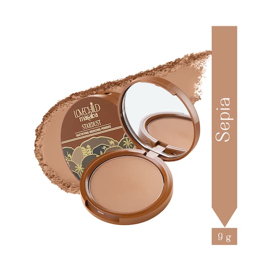 LoveChild Masaba Stardust Mattifying Bronzing Powder - Sepia (9 g)