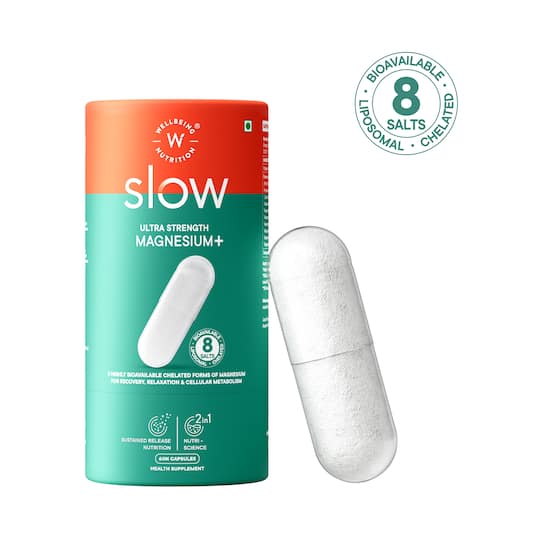 Wellbeing Nutrition Slow Ultra Strength Magnesium+ (60 Capsules)