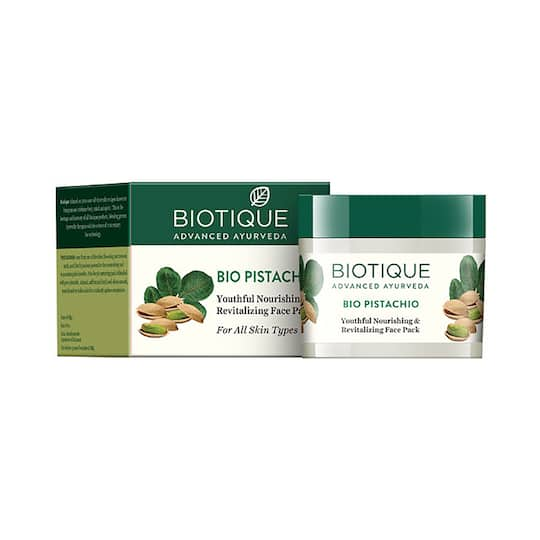 Biotique Bio Pistachio Youthful Nourishing & Revitalizing Face Pack (50g)