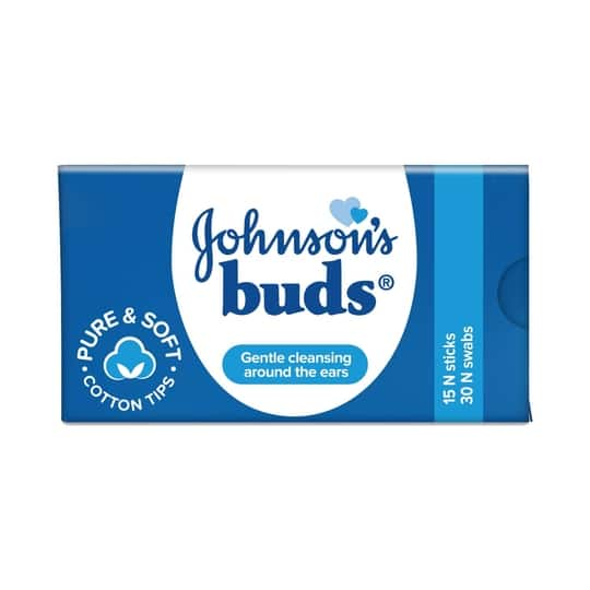 Johnson's Baby Paper Cotton Buds 30 Swabs - (15 pcs)