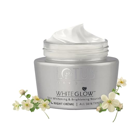 Lotus Herbals Whiteglow Skin Whitening & Brightening Nourishing Night Creme - (60g)