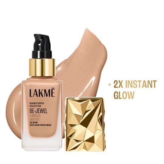 Lakme Be-Jewel Luminous Skin Tint Up to 2X Luminous Glow - Neutral Nude (25 ml)