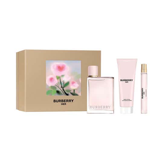 Burberry Her Eau de Parfum for Women & Body Lotion Trio Gift Set (3 pcs)