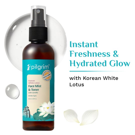 Pilgrim White Lotus Natural Face Mist & Toner (100ml)