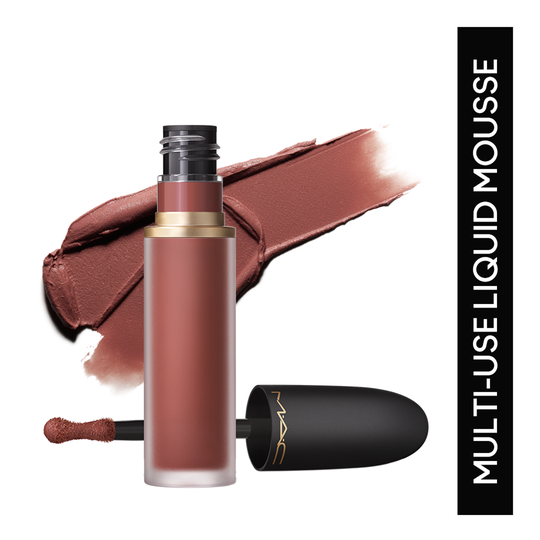 M.A.C Powder Kiss Lip And Cheek Mousse - Over The Taupe (5 ml)