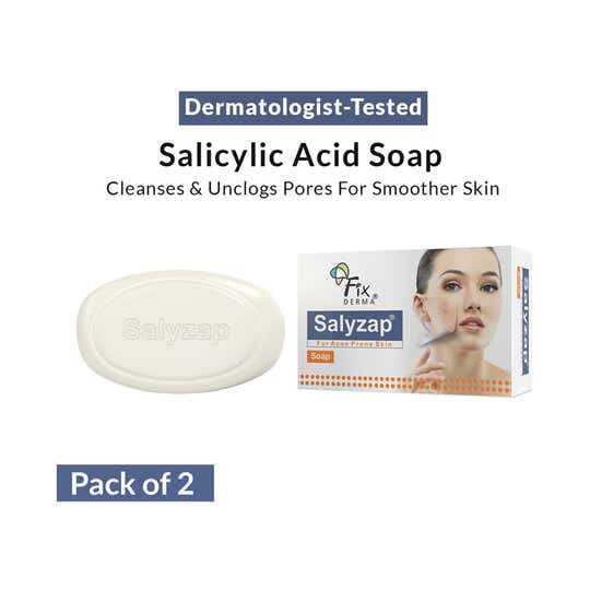 Fixderma Salyzap Soap With Salicylic Acid (2 pcs)