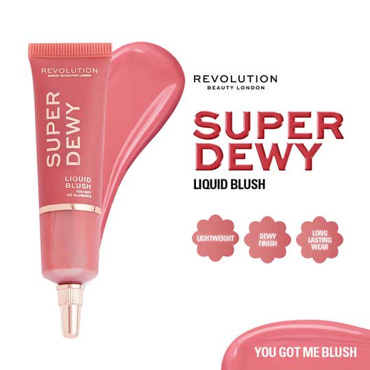 Makeup Revolution Super Dewy Liquid Blush - You Got Me Blushing (15 ml)