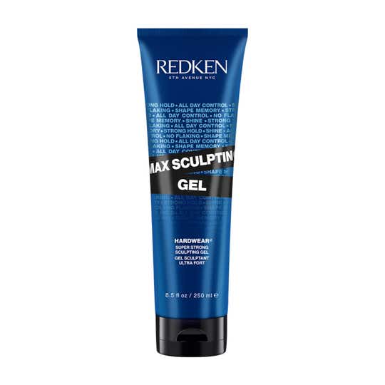REDKEN Max Sculpting Gel,Vegan Formula For Strong Hold, Flake-Free Control & High Shine (250 ml)