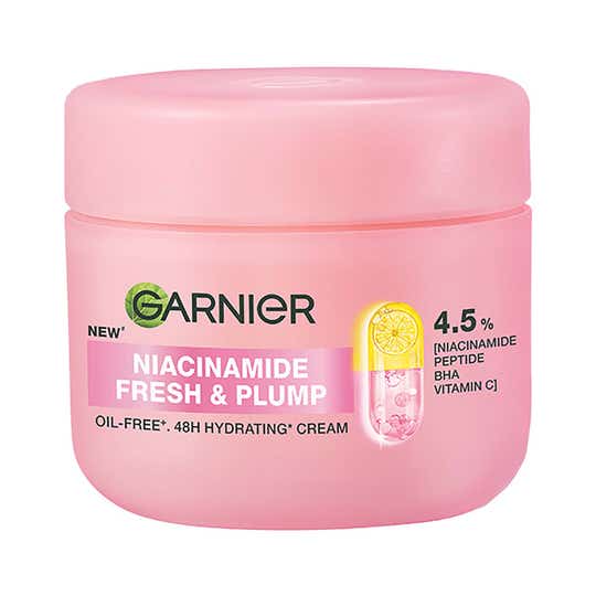 Garnier Fresh & Plump Niacinamide Sorbet Moisturizer (90 ml)