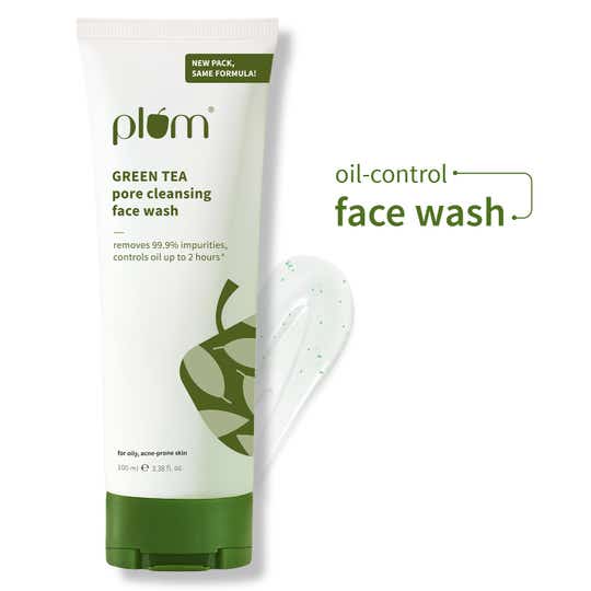 Plum Green Tea Pore Cleansing Acne Face Wash (100ml)