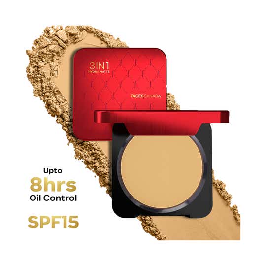 Faces Canada 3In1 All Day Hydra Matte Compact Powder - Tan 06 (9 g)