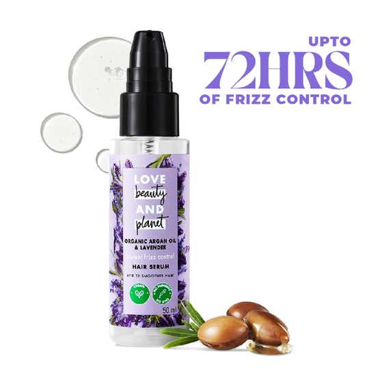 LOVE beauty AND planet Argan Oil & Lavender Hair Serum (50ml)
