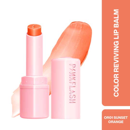 Pinkflash Color Reviving Lip Balm - OR01 Sunset Orange (2.8 g)