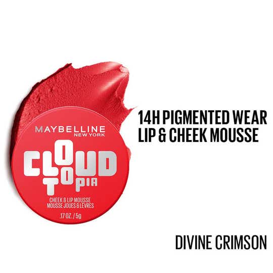 Maybelline Cloudtopia Cheek & Lip Mousse Blush - 03 Divine Crimson (5 g)