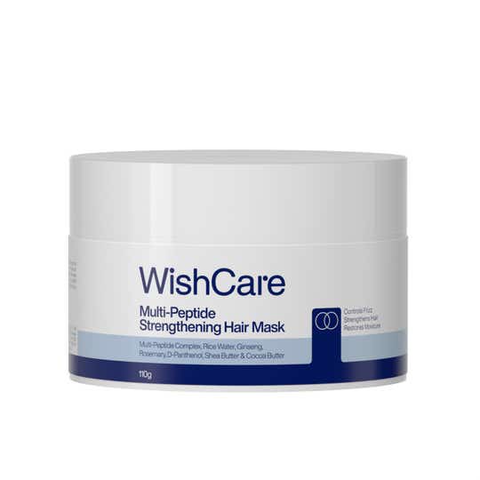 WishCare Multi-Peptide Strengthening Hair Mask - Controls Frizz Strengthens Hair (110 g)