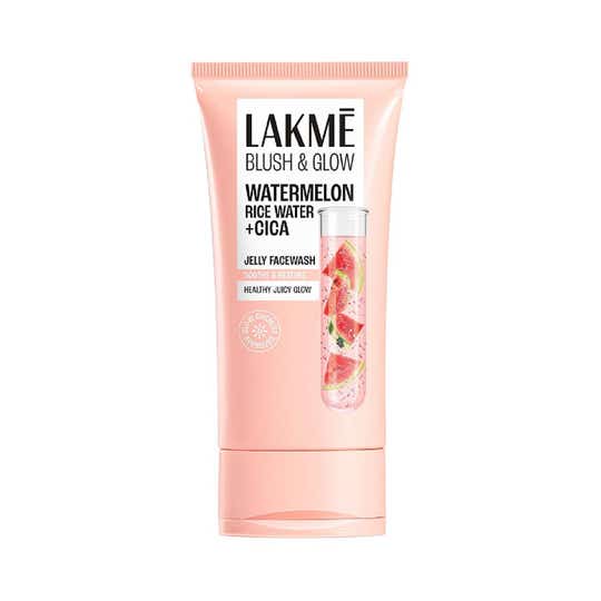 Lakme Blush & Glow Watermelon Rice Water + Cica Jelly Facewash (150 g)