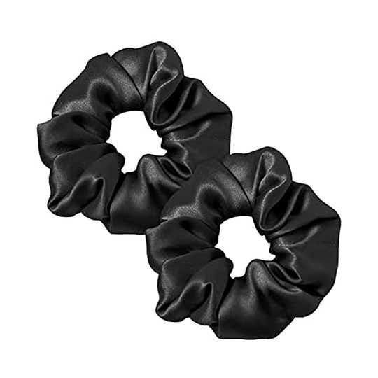 Bronson Professional Silk Satin Scrunchies Large Luxury (2 pcs)