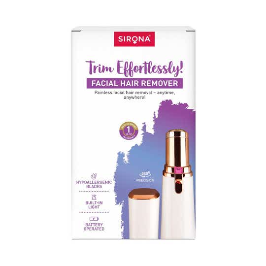 Sirona Facial Hair Remover for Women Battery Operated