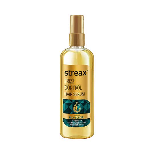 Streax Frizz Control Hair Serum with Bio-Elixir for Dry Frizzy Hair (200 ml)