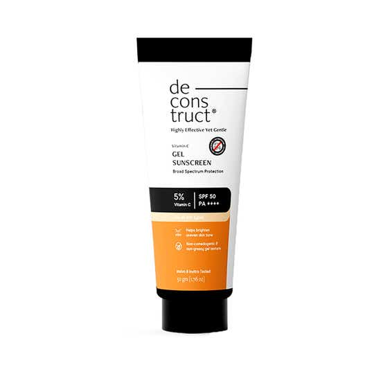 Deconstruct 5% Vitamin C Gel Sunscreen SPF 50 PA++++ (50 g)