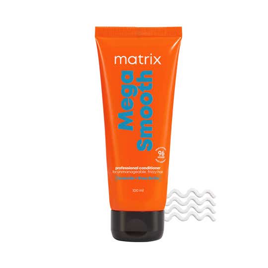Matrix Mega Smooth Professional Conditioner for Frizzy Hair,Defy Frizz for 4 Days,All Hair Types(100ml)