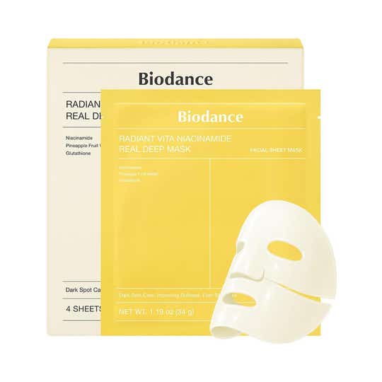 Biodance Radiant Vita Niacinamide Real Deep Mask (4 pcs)