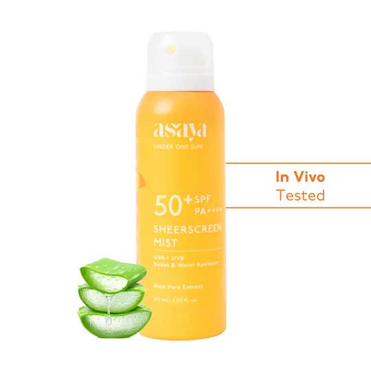 Asaya Under One Sun Sheerscreen Mist SPF 50 (100 ml)
