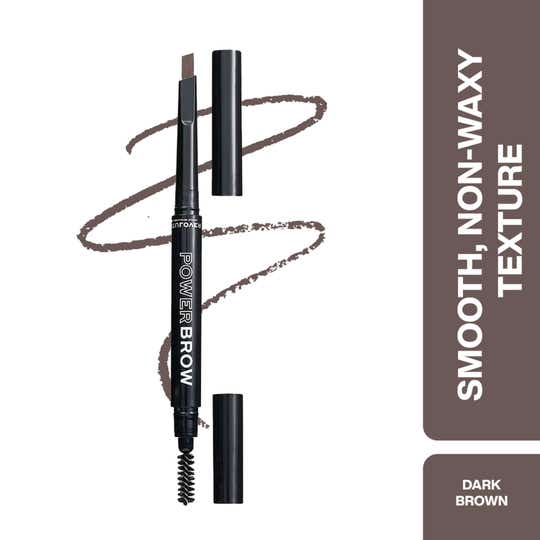Makeup Revolution Relove Power Brow Pencil - Dark Brown (0.1 g)