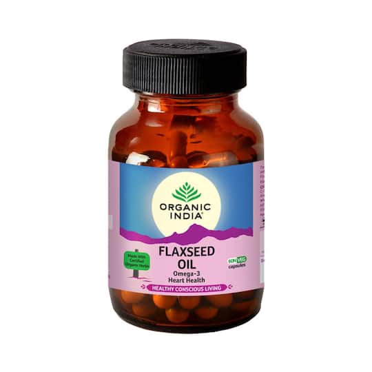 Organic India Flaxseed Oil Capsule (60 Capsule)