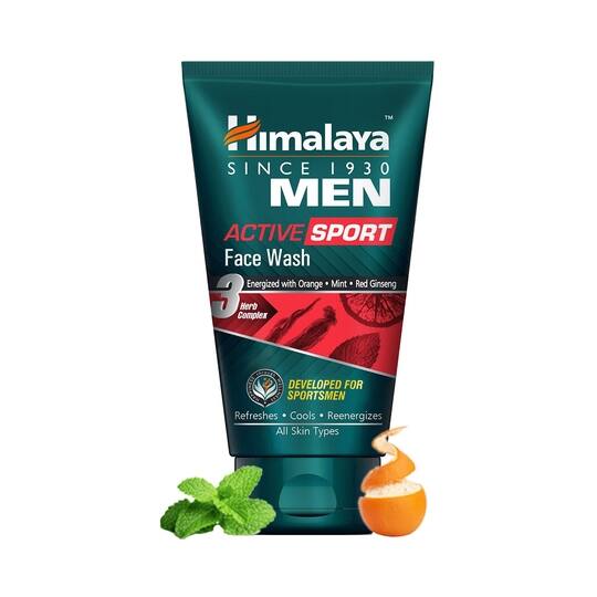 Himalaya Men Active Sport Face Wash (100ml)