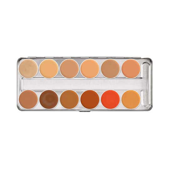 KRYOLAN Supracolor Palette 12 Colors - Mumbai2 (40 ml)
