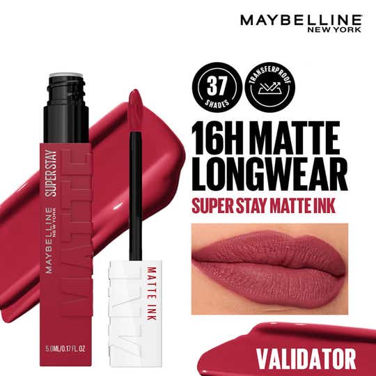 Maybelline New York Super Stay Matte Ink Liquid Lipstick - Validator (5 ml)
