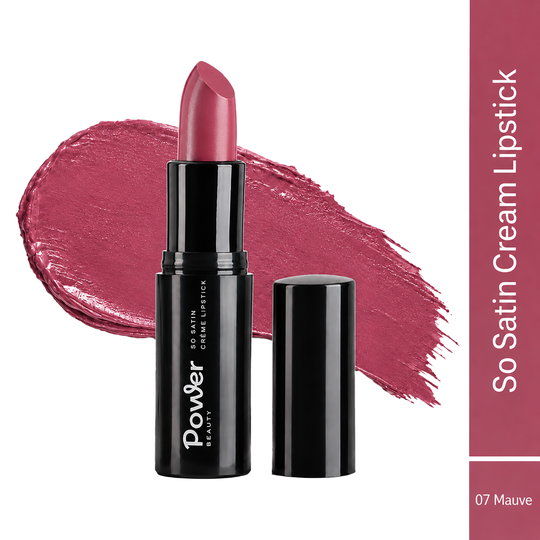 Power Beauty So Satin Cream Lipstick - Mauve 07 (4 g)