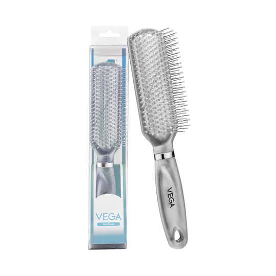 Vega Flat Hair Brush for Women & Men Detangling Brush for Reducing Breakage Daily Styling (R8-FBS)