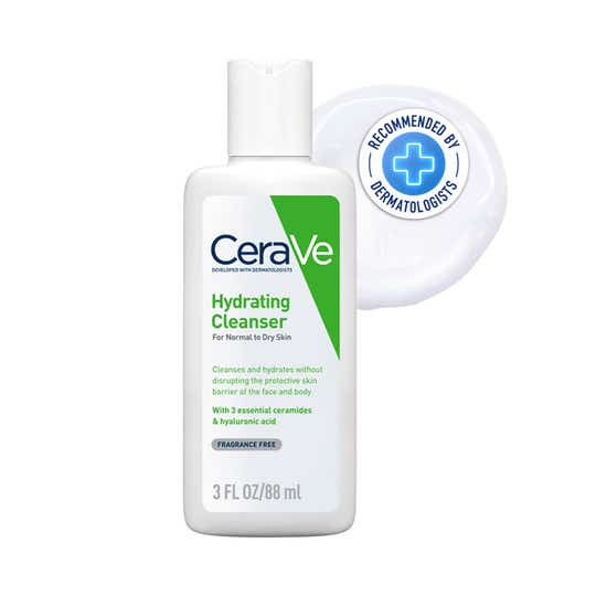CeraVe Hydrating Cleanser Non-Foaming Face Wash for Dry Skin (88 ml)