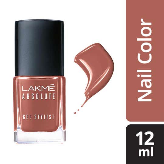 Lakme Absolute Gel Stylist Nail Color - Saddle (12 ml)