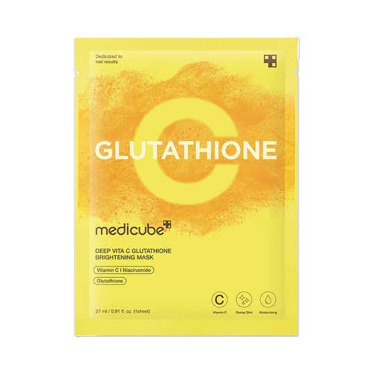 medicube Deep Vita C Glutathione Brightening Mask (27 ml)