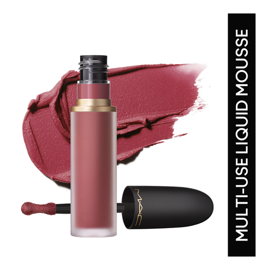 M.A.C Powder Kiss Lip And Cheek Mousse - Pink Roses (5 ml)