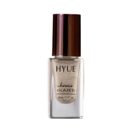 Hyue Chrome Glazed Nail Paint - Icy Silver (8 ml)