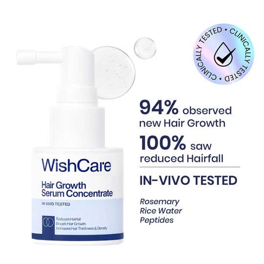 WishCare Hair Growth Serum Concentrate with Redensyl In Vivo Tested Boosts Hair Growth (20 ml)