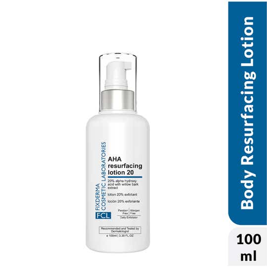 FCL Glycolic Acid AHA 20 Lotion for Body and Face Dead Skin Remover AHA Exfoliating Lotion (100 ml)