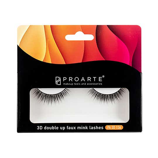PROARTE Eyelash Double Up Faux Mink Lashes-PA 3D-136 (1 Pair)