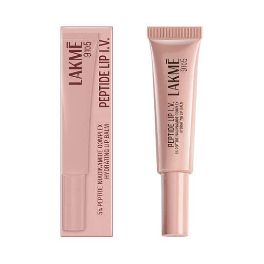 Lakme Peptide Lip I.V. Hydrating Lip Balm - OG Overnight Achiever (10 g)