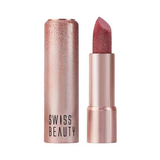 Swiss Beauty More Than Glitter Lipstick - Glitz Pink (3 g)