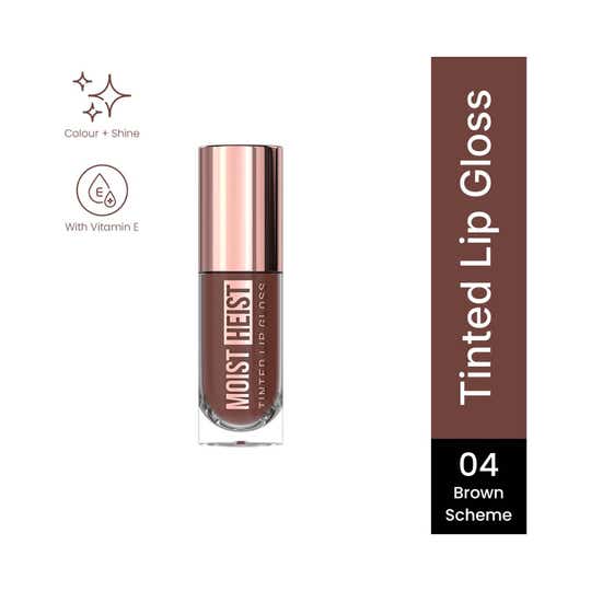 Swiss Beauty Moist Heist Tinted Lip Gloss Color+ Shine - 4 Brown Scheme (4.8 g)