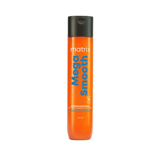 Matrix Mega Smooth Shampoo for Frizzy, Dry Unmanageable Hair, Defy Frizz for 4 Days (350ml)