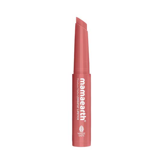 Mamaearth Moisture Matte Longstay Mini Lipstick - 05 Bubblegum Nude (0.7 g)