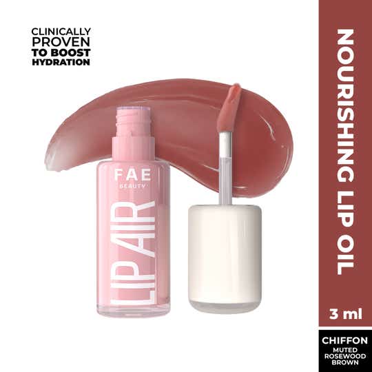 FAE Beauty Lip Air Ultra-Nourishing Oil Non-Sticky Glassy Finish 7 Oil-Blend - Chiffon (3 ml)